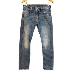 Levis 513 Slim Fit Jeans Mens 30x32 Medium Wash Blue Denim 04511-2092